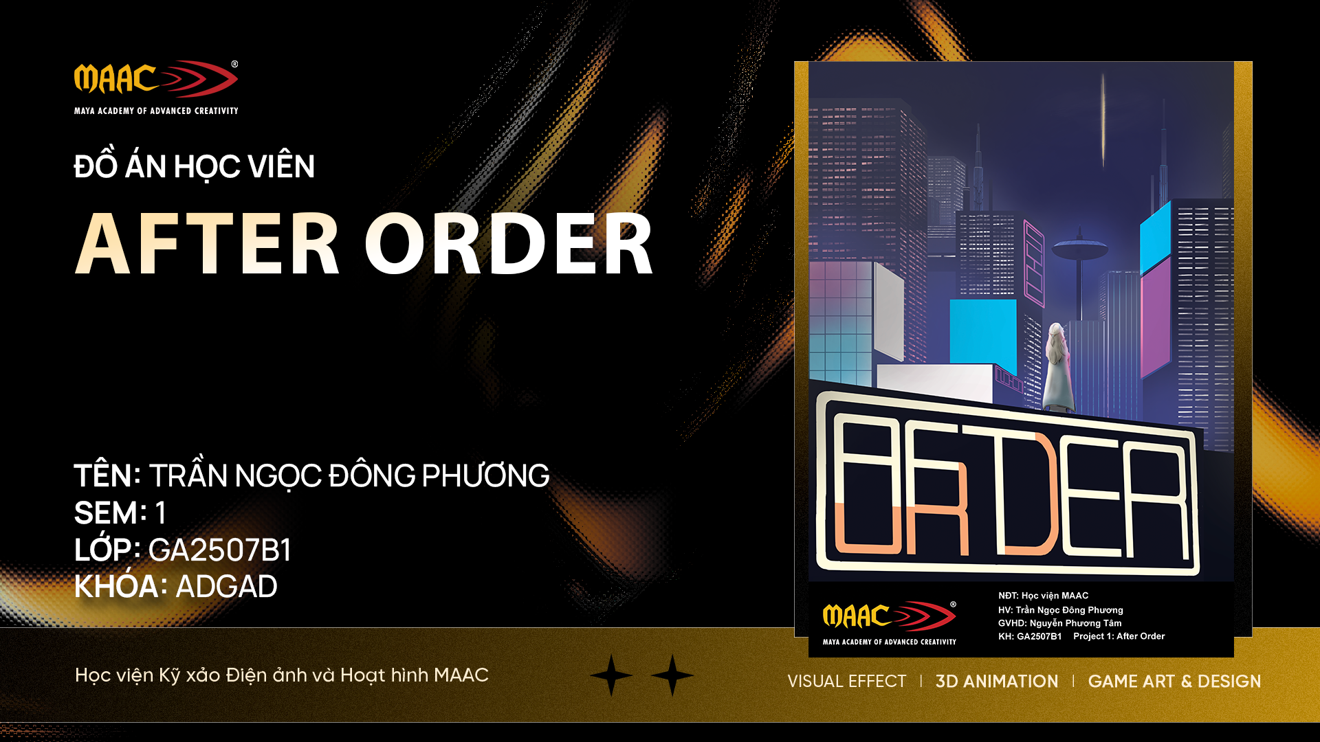 AFTER ORDER
