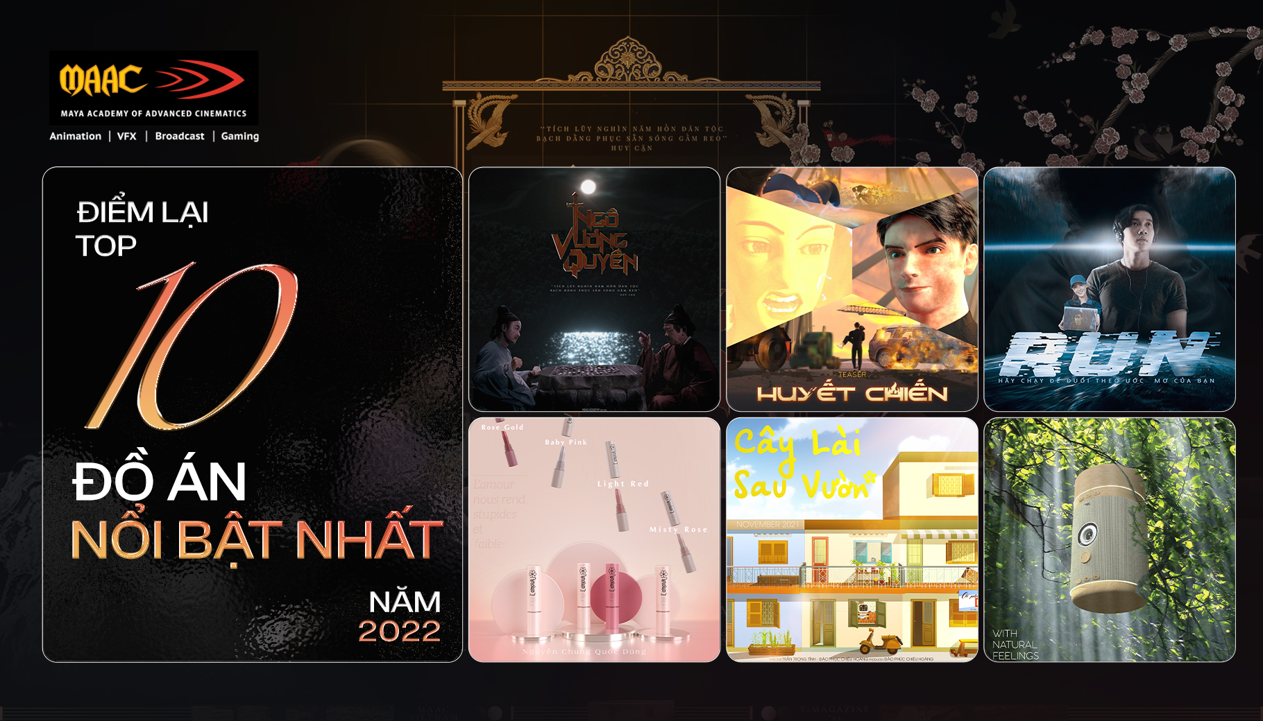 Điểm lại Top 10 đồ án nổi bật nhất năm 2022