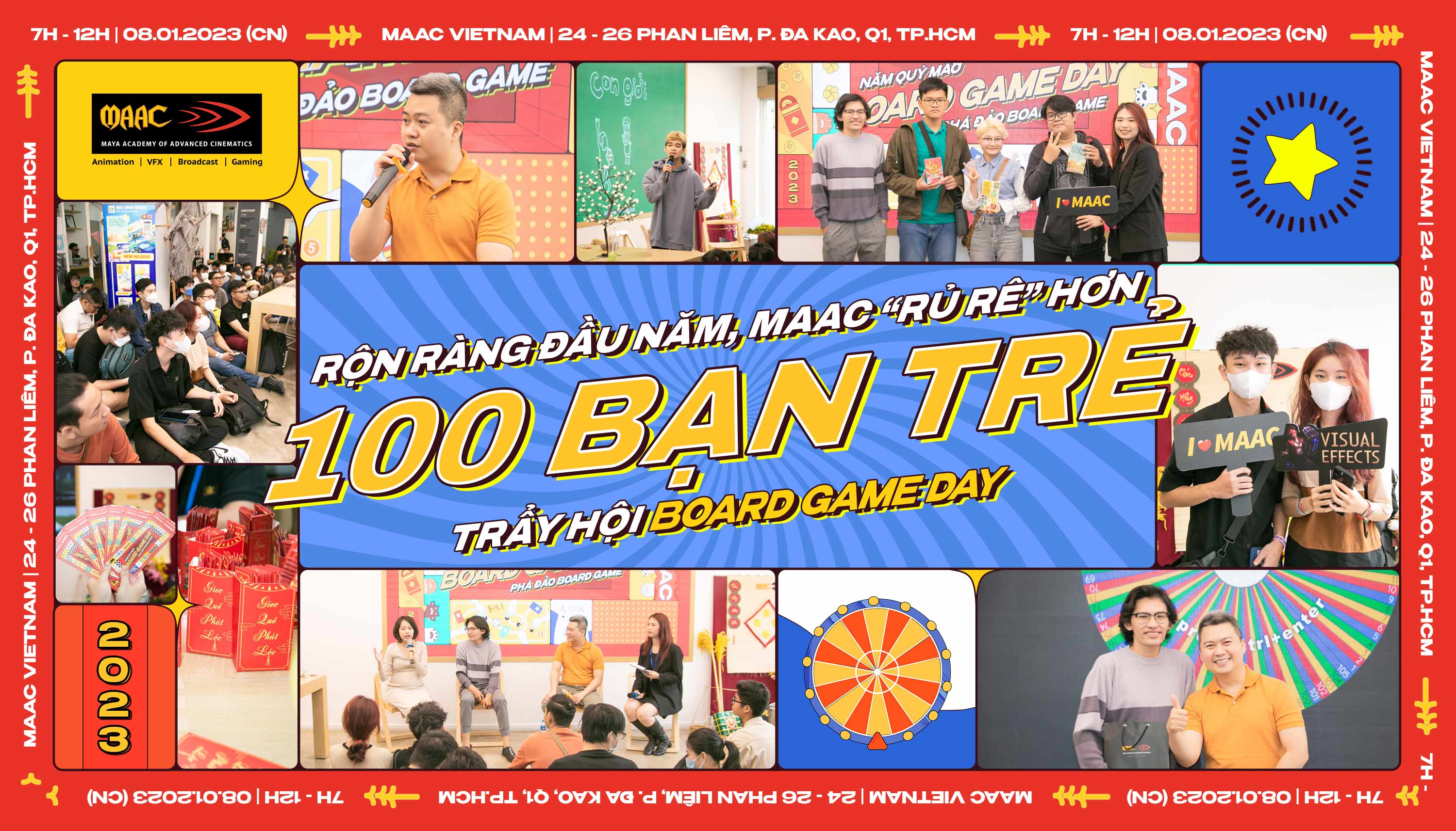 Rộn ràng đầu năm, hơn 100 bạn trẻ trẩy hội Board Game tại Học viện MAAC