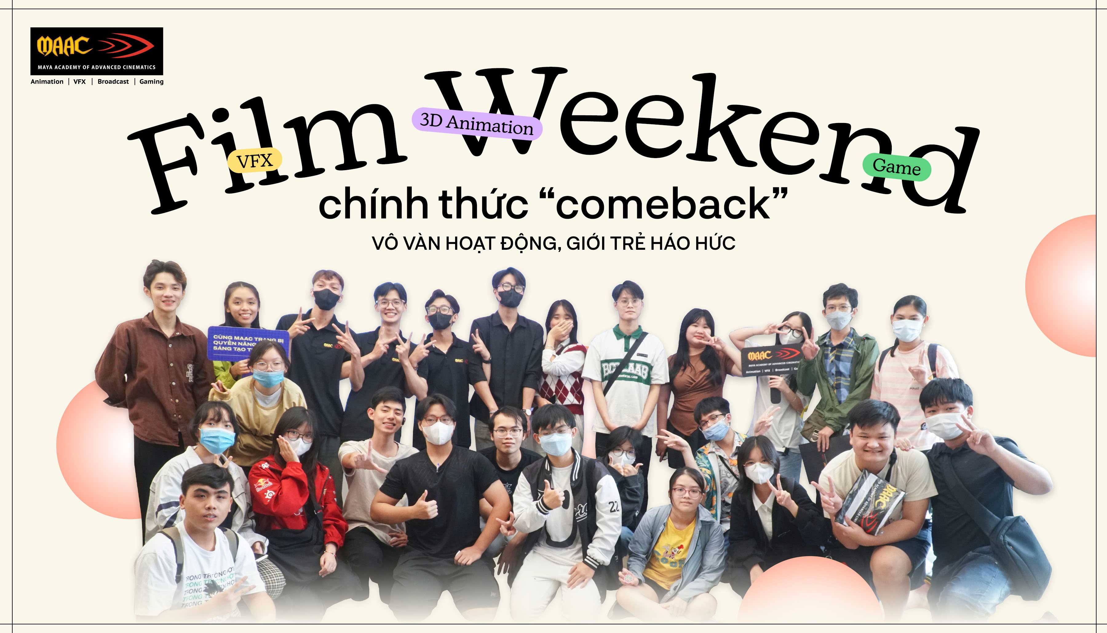 Film Weekend 2023 chính thức “comeback”: Vô vàn hoạt động, giới trẻ háo hức