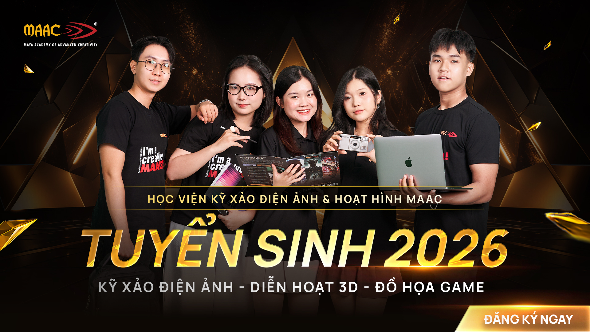 Học viện Kỹ xảo Điện ảnh & Hoạt hình MAAC tuyển sinh 2026