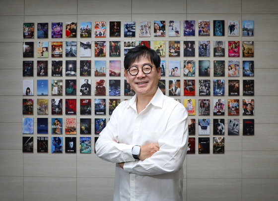Tổng giám đốc điều hành Westworld Daniel Son tạo dáng chụp ảnh sau cuộc phỏng vấn với tờ Korea JoongAng Daily tại trụ sở công ty ở Goyang, Gyeonggi. 