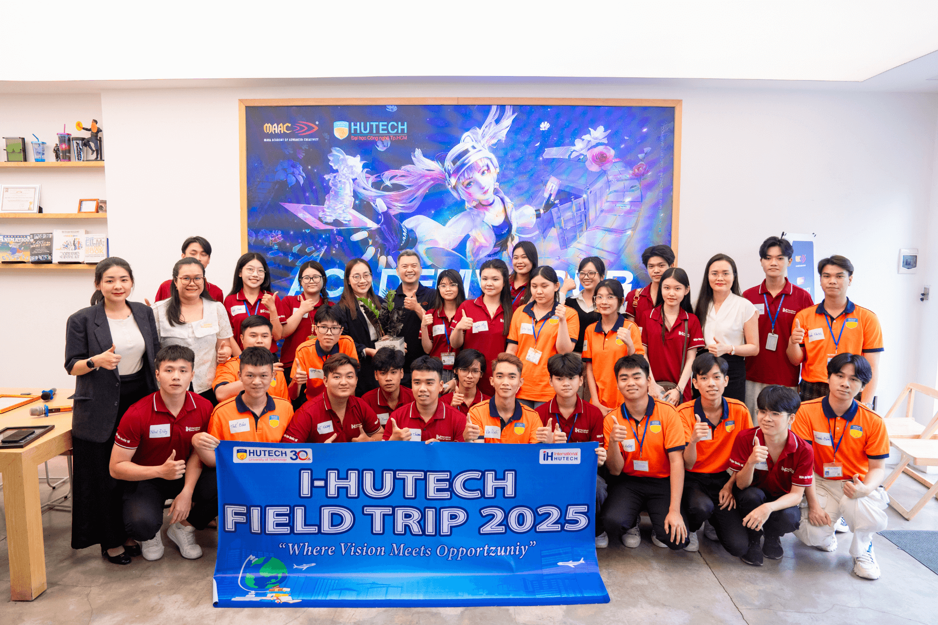 SINH VIÊN HUTECH KHÁM PHÁ HẬU TRƯỜNG NGÀNH VFX, 3D ANIMATION, GAME ART TẠI HỌC VIỆN MAAC