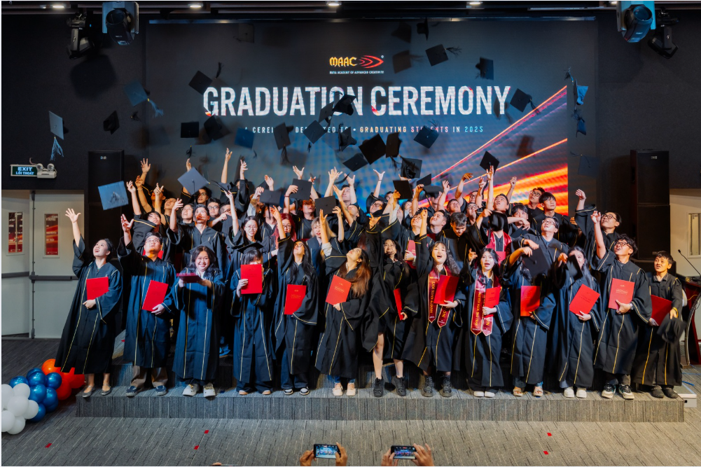 LỄ TỐT NGHIỆP MAAC 2025 - DẤU ẤN 2 NĂM TRƯỞNG THÀNH CỦA THẾ HỆ NGHỆ SĨ SÁNG TẠO TRẺ